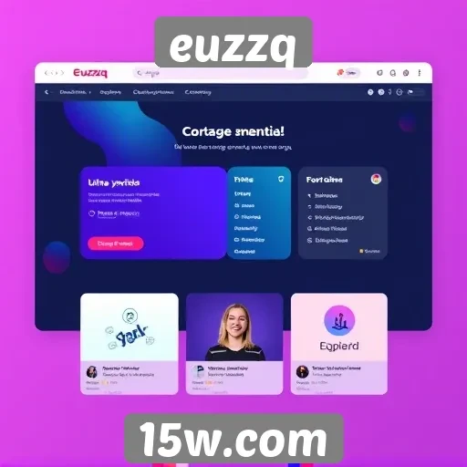 Análise da interface do usuário do site Euzzq